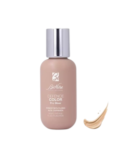 Bionike Defence Color Pro Wear Fondotinta Fluido SPF30 02 - Fondotinta ad alta coprenza per viso e corpo - Tonalità cream - 50 ml Bionike Defence Color Pro Wear Fondotinta Fluido SPF30 02 - Fondotinta ad alta coprenza per viso e corpo - Tonalità cream - 50 ml