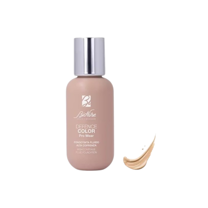 Bionike Defence Color Pro Wear Fondotinta Fluido SPF30 02 - Fondotinta ad alta coprenza per viso e corpo - Tonalità cream - 50 ml Bionike Defence Color Pro Wear Fondotinta Fluido SPF30 02 - Fondotinta ad alta coprenza per viso e corpo - Tonalità cream - 50 ml