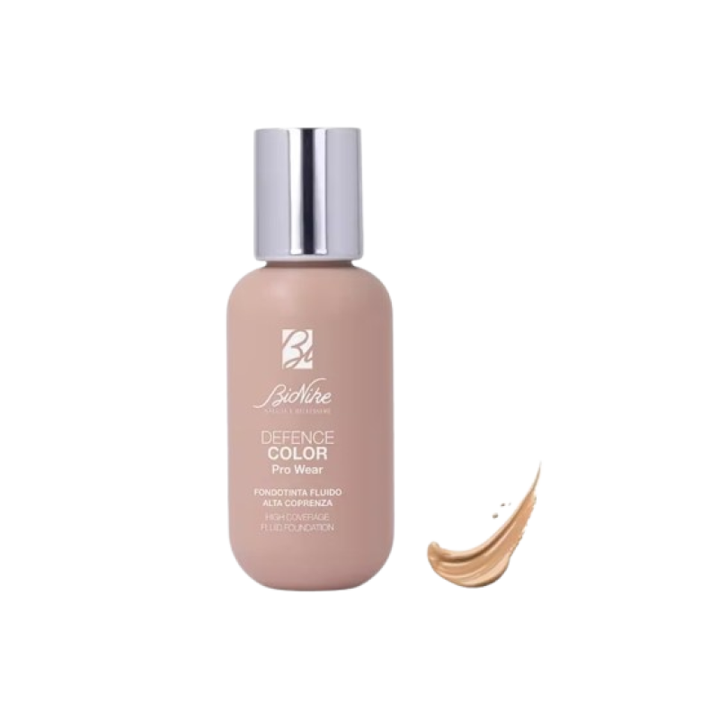 Bionike Defence Color Pro Wear Fondotinta Fluido SPF30 03 - Fondotinta ad alta coprenza per viso e corpo - Tonalità sand - 50 ml Bionike Defence Color Pro Wear Fondotinta Fluido SPF30 03 - Fondotinta ad alta coprenza per viso e corpo - Tonalità sand - 50 ml