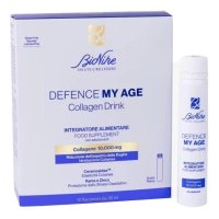 Bionike Defence My Age Collagene Drink - Integratore alimentare per il benessere della pelle - 10 flaconcini da 30 ml Bionike Defence My Age Collagene Drink - Integratore alimentare per il benessere della pelle - 10 flaconcini da 30 ml