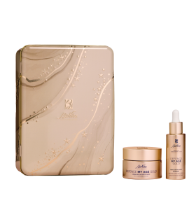 Bionike Cofanetto di Natale 2025 Defence My Age Gold - Siero fortificante intensivo + Crema ricca fortificante