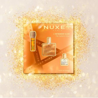 Nuxe Cofanetto di Natale 2025 Luminosità Infinita - Olio prodigioso oro + Reve de Miel gloss labbra + Olio prodigioso Nuxe Cofanetto di Natale 2025 Luminosità Infinita - Olio prodigioso oro + Reve de Miel gloss labbra + Olio prodigioso