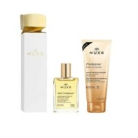 Nuxe Cofanetto di Natale 2025 Cracker Huile Prodigieuse - Olio prodigioso secco + olio doccia prodigioso