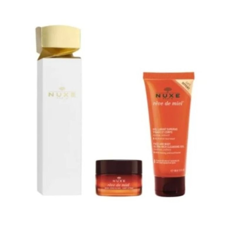 Nuxe Cofanetto di Natale 2025 Cracker Reve de Miel - Gel Lavante Viso e Corpo + Balsamo labbra al miele Nuxe Cofanetto di Natale 2025 Cracker Reve de Miel - Gel Lavante Viso e Corpo + Balsamo labbra al miele
