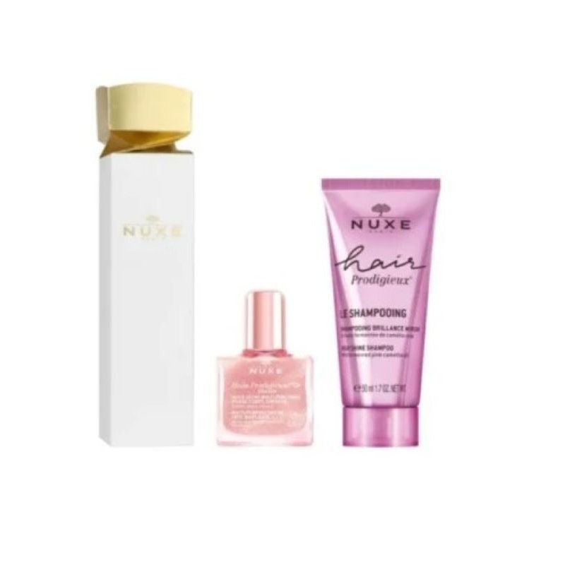 Nuxe Cofanetto Di Natale 2025 Cracker Hair Prodigieux - Shampoo illuminante + Huile Prodigieuse Or Floreale Nuxe Cofanetto Di Natale 2025 Cracker Hair Prodigieux - Shampoo illuminante + Huile Prodigieuse Or Floreale