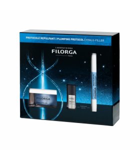 Filorga Cofanetto di Natale 2025 Hyalu-Filler - Hyalu Filler crema + NCEF Revitalize serum + Hyalu Filler Lips