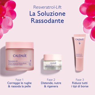 Caudalie Cofanetto di Natale 2025 Resveratrol Lift - Crema Cashmere 50 ml + Crema Tisana della Notte 15 ml + Trattamento liftante occhi 5 ml Caudalie Cofanetto di Natale 2025 Resveratrol Lift - Crema Cashmere 50 ml + Crema Tisana della Notte 15 ml + Trattamento liftante occhi 5 ml
