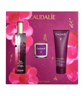 Caudalie Cofanetto di Natale 2025 The' Des Vignes - Acqua profumata 50 ml + Gel doccia 50 ml + Candela profumata Caudalie Cofanetto di Natale 2025 The' Des Vignes - Acqua profumata 50 ml + Gel doccia 50 ml + Candela profumata