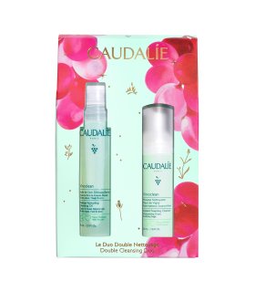 Caudalie Cofanetto di Natale 2025 Vinoclean Duo - Olio struccante 75 ml + Schiuma detergente 50 ml 