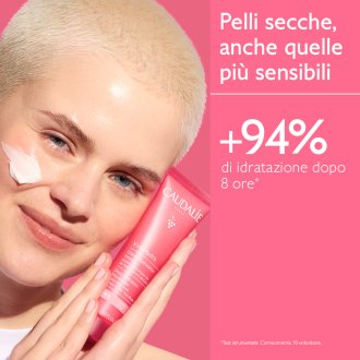 Caudalie Cofanetto di Natale 2025 Vinohydra Duo Idratazione Intensa - Crema idratazione intensa viso 60 ml + Gel detergente idratante 30 ml