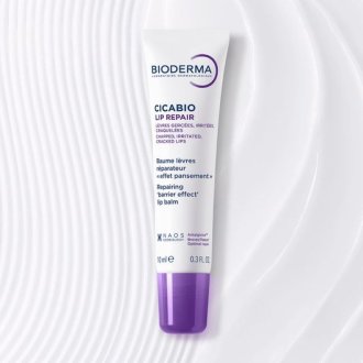 Bioderma Cicabio Lip Repair - Balsamo riparatore per labbra secche e screpolate - 10 ml