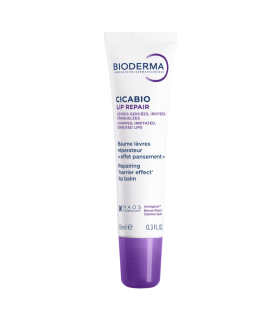 Bioderma Cicabio Lip Repair - Balsamo riparatore per labbra secche e screpolate - 10 ml
