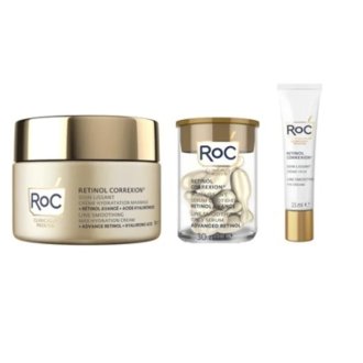 Roc Cofanetto di Natale 2025 Retinol Correxion Line Smoothing - Crema viso + Siero viso incapsulato + Crema contorno occhi