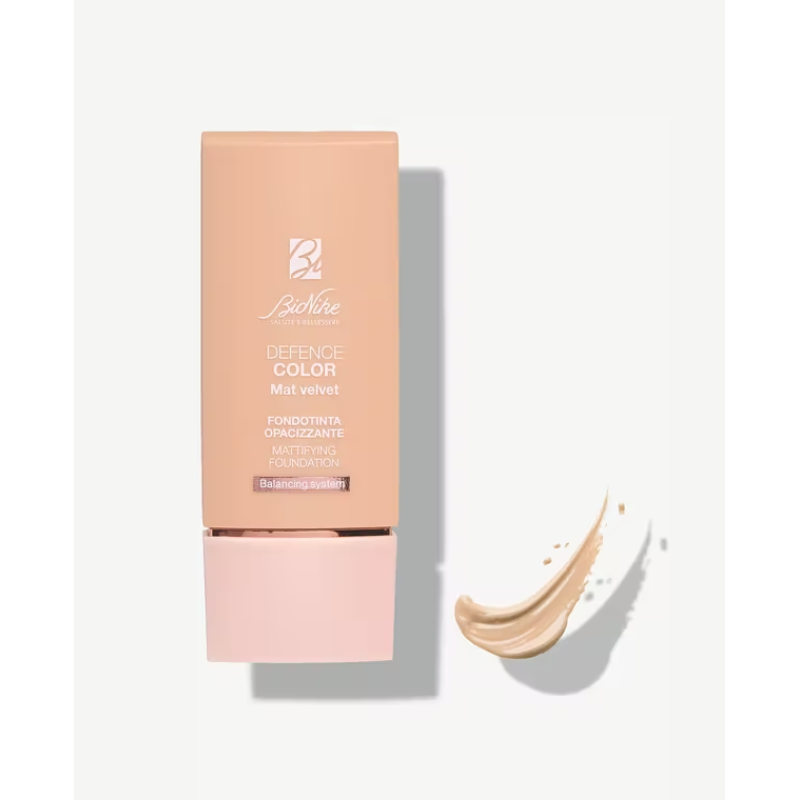 Bionike Defence Color Mat Velvet Fondotinta SPF15 01 - Fondotinta opacizzante e uniformante - Colore Ivory - 30 ml Bionike Defence Color Mat Velvet Fondotinta SPF15 01 - Fondotinta opacizzante e uniformante - Colore Ivory - 30 ml