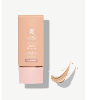 Bionike Defence Color Mat Velvet Fondotinta SPF15 02 - Fondotinta opacizzante e uniformante - Colore Cream - 30 ml