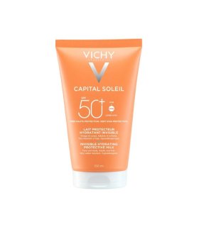 Vichy Capital Soleil Latte Protettivo SPF50+ - Latte solare idratante per viso e corpo - 150 ml
