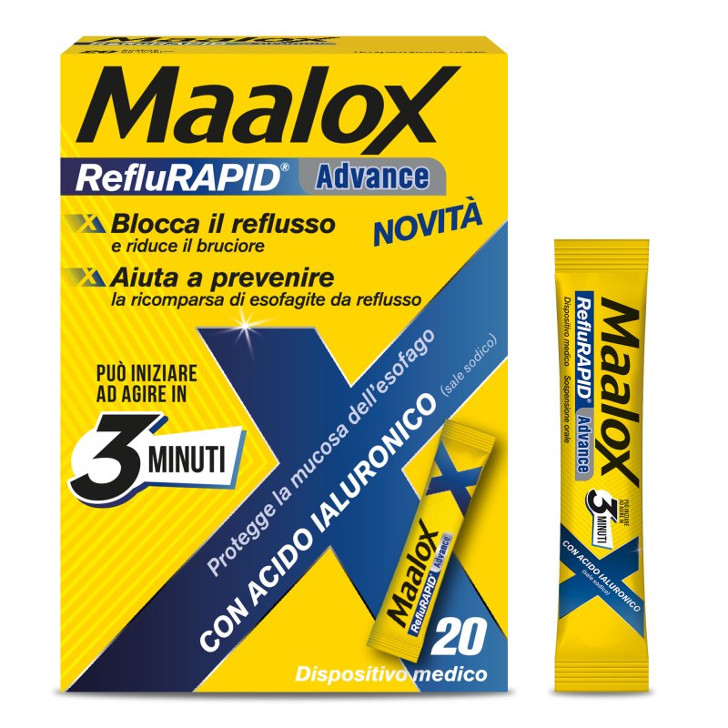 Maalox Reflurapid Adv 20bust Maalox Reflurapid Adv 20bust