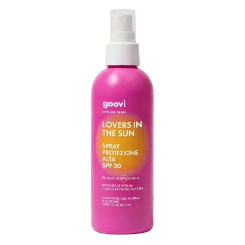 Goovi Lovers In The Sun Crema Spray Corpo SPF30 - Protezione solare alta per il corpo - 200 ml Goovi Lovers In The Sun Crema Spray Corpo SPF30 - Protezione solare alta per il corpo - 200 ml