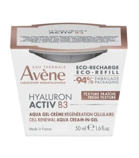 Avene Hyaluron Activ B3 Aqua Gel Crema Ricarica - Refill crema viso rigenerante anti-età - 50 ml 