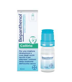 Bepanthenol Collirio - Per occhi secchi con Acido Ialuronico e Pantenolo - 10 ml
