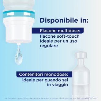 Bepanthenol Collirio Monodose - Per occhi secchi - 10 flaconi da 0,5 ml ciascuno