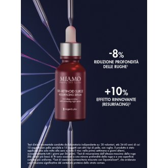 Miamo Tri-Retinoid Surge Resurfacing Serum - Siero notte anti rughe profonde al Retinolo - 30 ml Miamo Tri-Retinoid Surge Resurfacing Serum - Siero notte anti rughe profonde al Retinolo - 30 ml