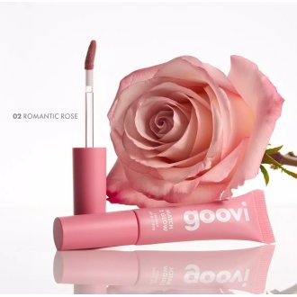 Goovi Match 2 Glow Creamy Lip&Cheek 02 - Blush in crema per guance e labbra - Tonalità romantic rose - 12 ml