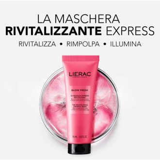 Lierac Glow Fresh Maschera - Maschera viso rivitalizzante express - 75 ml