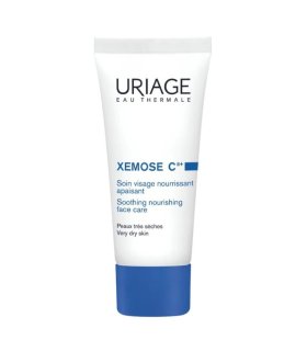 Uriage Xemose C8+ Crema Viso - Crema nutriente per pelle secca, molto secca e atopica - 40 ml