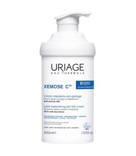 Uriage Xemose C8+ Crema Relipidante Anti-irritazioni - Crema anti-prurito per pelle secca e atopica - 400 ml