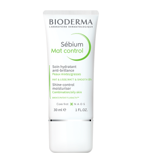 Bioderma Sebium Mat Control - Crema viso idratante anti-lucidità - 30 ml Bioderma Sebium Mat Control - Crema viso idratante anti-lucidità - 30 ml