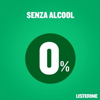 Listerine Difesa Denti e Gengive Collutorio Zero Alcol - Ideale per l'igiene orale quotidiana - Gusto Menta fresca - 500 ml