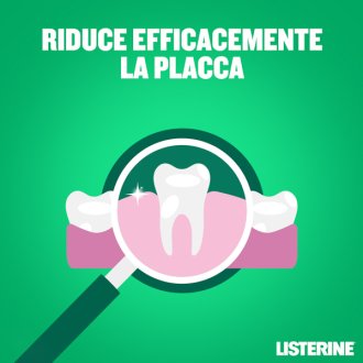 Listerine Difesa Denti e Gengive Collutorio - Ideale per l'igiene orale quotidiana - Gusto delicato - 95 ml