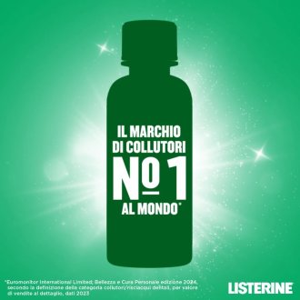 Listerine Difesa Denti e Gengive Collutorio - Ideale per l'igiene orale quotidiana - Gusto delicato - 95 ml