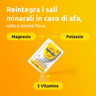 Supradyn Magnesio e Potassio - Integratore per stanchezza ed affaticamento - 24 bustine