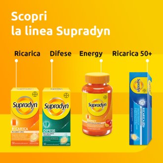 Supradyn Magnesio e Potassio - Integratore per stanchezza ed affaticamento - 24 bustine