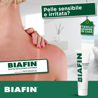 Biafin - Emulsione Cutanea Idratante e lenitiva per scotatture - 100 ml