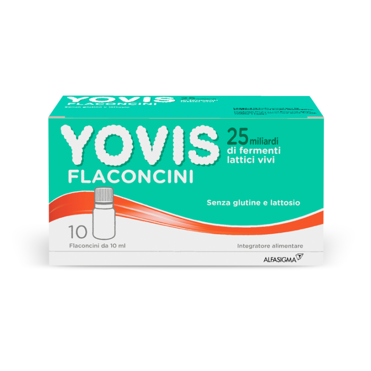 YOVIS - Integratore per l'equilibrio della flora intestinale - 10 flaconcini YOVIS - Integratore per l'equilibrio della flora intestinale - 10 flaconcini