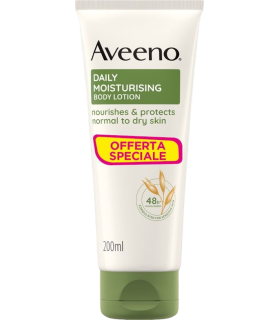 Aveeno Crema Idratante Corpo Daily Moisturising - Con Avena colloidale e senza profumo - 200 ml