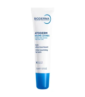 Bioderma Atoderm Lèvres Baume - Balsamo riparatore per labbra secche e screpolate - 15 ml