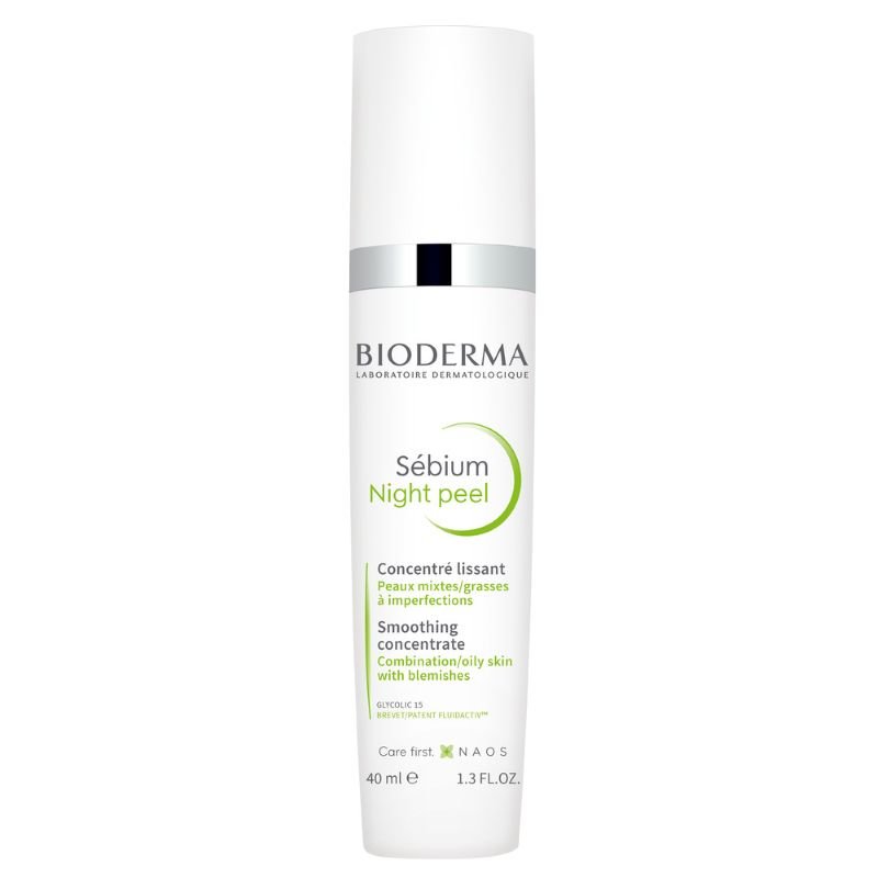 Bioderma Sebium Night Peel - Concentrato viso levigante per pelle mista e grassa - 40 ml Bioderma Sebium Night Peel - Concentrato viso levigante per pelle mista e grassa - 40 ml