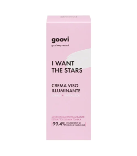 Goovi I Want The Stars Crema Viso Illuminante - Crema rivitalizzante e idratante - 50 ml