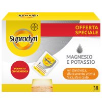 Supradyn Magnesio e Potassio - Integratore per stanchezza ed affaticamento - 24+14 bustine Supradyn Magnesio e Potassio - Integratore per stanchezza ed affaticamento - 24+14 bustine