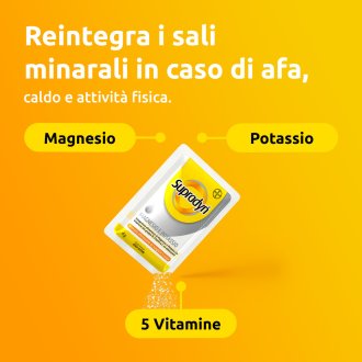 Supradyn Magnesio e Potassio - Integratore per stanchezza ed affaticamento - 24+14 bustine