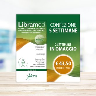 Libramed - Per il trattamento di sovrappeso ed obesità - Confezione trattamento per 5 settimane - 138 + 84 compresse
