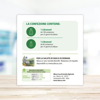 Libramed - Per il trattamento di sovrappeso ed obesità - Confezione trattamento per 5 settimane - 138 + 84 compresse