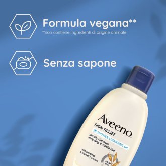 Aveeno Skin Relief Olio Bagno Doccia - Ideale per pelle secca e sensibile - 300 ml