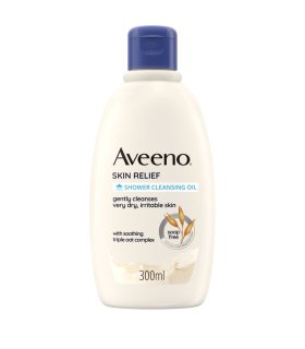 Aveeno Skin Relief Olio Bagno Doccia - Ideale per pelle secca e sensibile - 300 ml