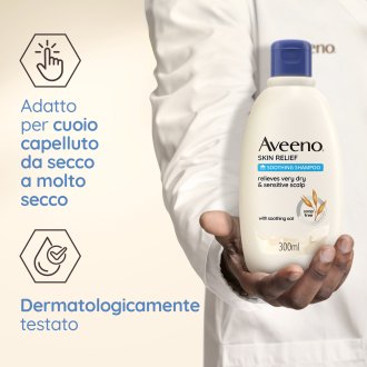 Aveeno Skin Relief Shampoo Lenitivo - Ideale per cuoio capelluto da secco a molto secco - 300 ml
