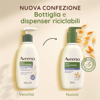 Aveeno Crema Idratante Corpo - Adatto per pelle secca e sensibile - Aroma Lavanda - 300 ml